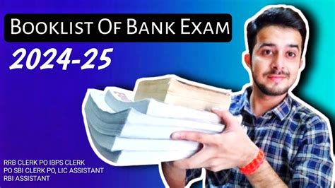 Booklist Of Bank Exam 2024 25 Rrb Po Rrbclerk Sbi Clerk Sbi Po