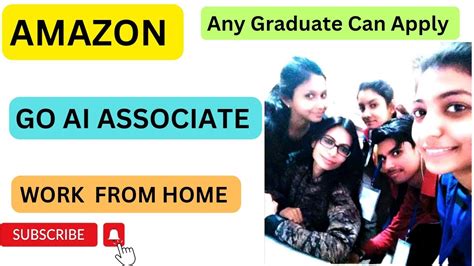 Amazon Go Ai Associate Work From Home Job Amazon Work From Home Job