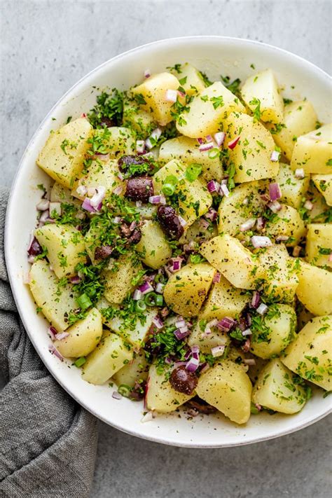 This Mediterranean Potato Salad Is A Refreshing Salad Filled With