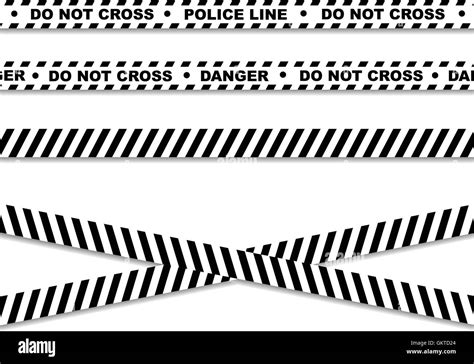 Caution Tape Clipart Black And White