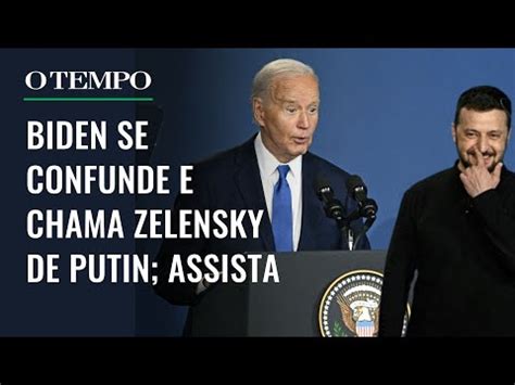 Veja O Momento Em Que Biden Apresenta Zelensky Como Putin Durante