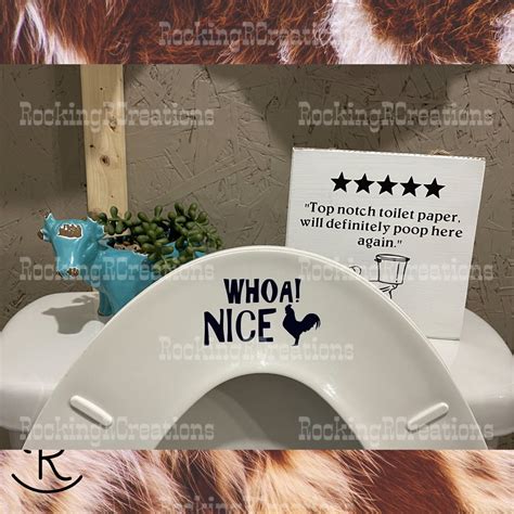 Toilet Decal Funny Etsy