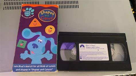 Opening To Blues Clues Shapes And Colors Vhs Th Anniversary The Best