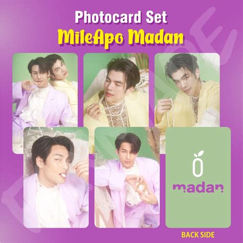 Jual Photocard Set Kinnporsche Mileapo Mile Phakphum Apo Nattawin