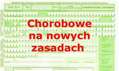 Chorobowe Na Nowych Zasadach Lw Wecki Info