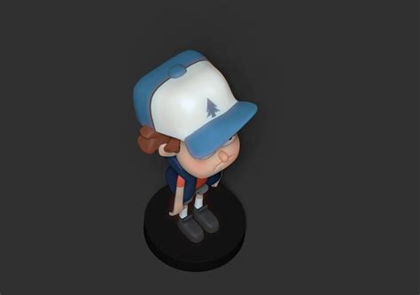 Dipper Gravity Falls 3d Model 3d Printable Cgtrader