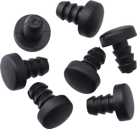 30 Pcs Glass Top Table Bumpers With Stem Black Rubber Grippers Patio