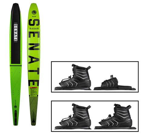 2023 Radar Graphite Senate Water Ski Radar Skis Intermediate Water Skis