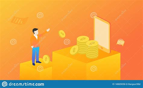 Financial Management Concept Can Use For Web Banner Infographics