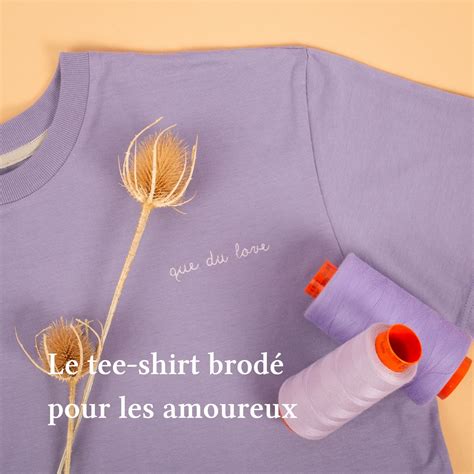 Le tee shirt brodé pour les amoureux Blog Le Colonel