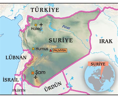 Filistin Türkiye nin neresinde Filistin haritadaki konumu nerede