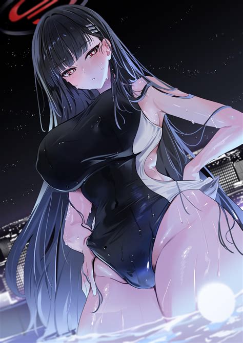Night Dip With Rio Asayuki Blue Archive Hentai Porn Hot Sex Photos
