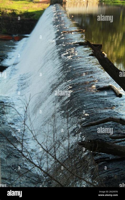 The Dam At High Falls State Park Ga Usa Stock Photo Alamy