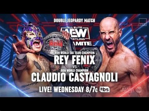 WWE 2K23 Rey Fenix Vs Claudio Castagnoli Double Jeopardy Match AEW