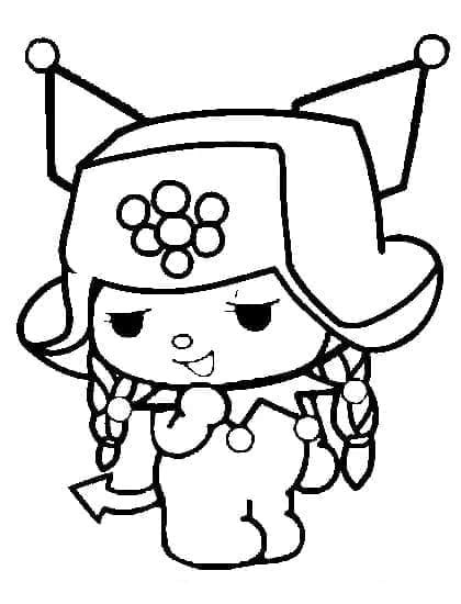 nhan vat kuromi trang   cho