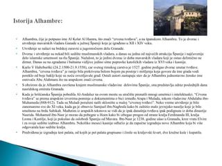 Alhambra Spanija Ppt