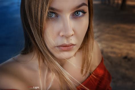 Wallpaper Women Face Portrait Depth Of Field Blonde 2048x1365