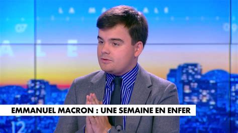 L Dito De Gauthier Le Bret Emmanuel Macron Une Semaine En Enfer