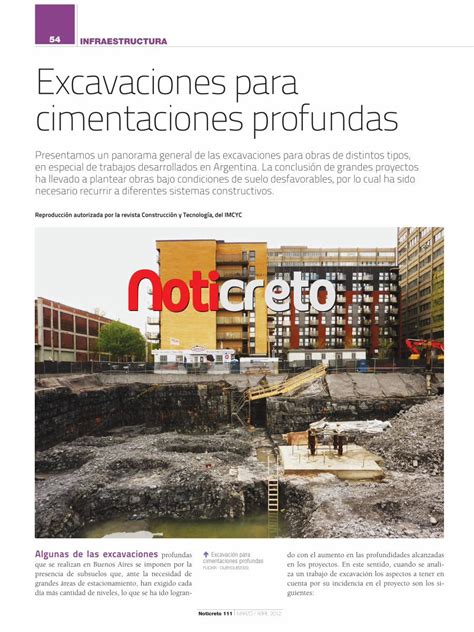 PDF 54 INFRAESTRUCTURA Excavaciones Para Cimentaciones 2020 6