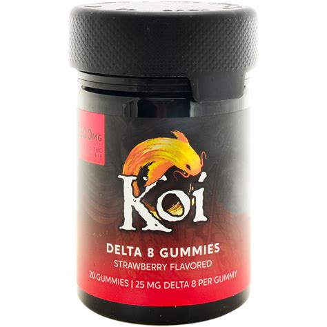 Koi Cbd Delta 8 Gummies Strawberry 500mg 20ct Drganja