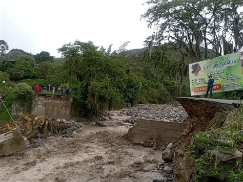 Caída de puente deja incomunicadas a 30 mil personas en Soto Norte