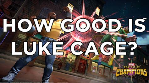 How Good Is Luke Cage Gameplay And Review Marvel Contest Of Champions Youtube