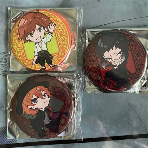 Bungou Bungo stray dogs chibi badge, Hobbies & Toys, Memorabilia ...