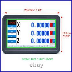 Touch Screen Dro Axis Digital Readout Display Pc Linear Scale Glass