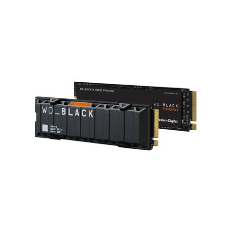 Western Digital WD BLACK SN850 NVMe SSD 1TB With Heatsink WDS100T1XHE