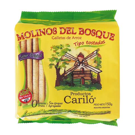 Galletas De Arroz Sabor Original Cariló El Granero