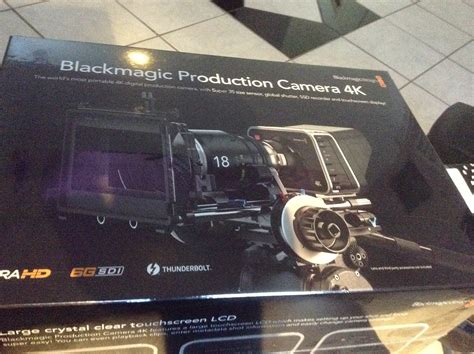 BLACK MAGIC 4k Camera is now shipping @$2995. Also, FW 1.6.1 released ...