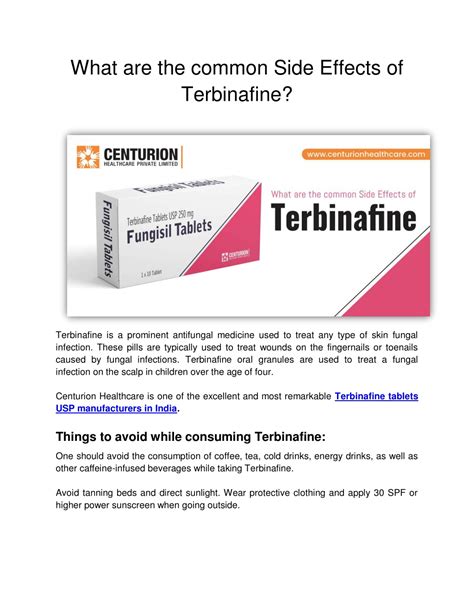 Ppt What Are The Common Side Effects Of Terbinafine Powerpoint Presentation Id 11171766