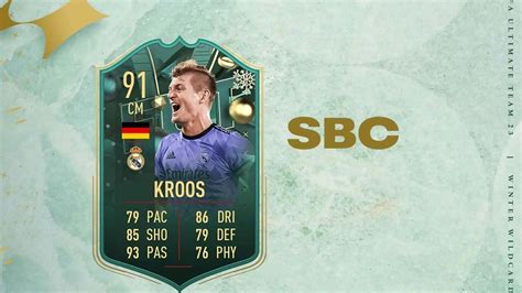 Fifa 23 Toni Kroos Winter Wildcards Sbc How To Complete Estimated