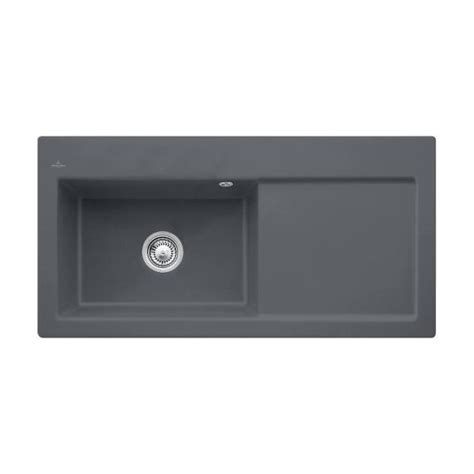 Villeroy Boch Subway 60 XL Flat Sink Graphite Position Borehole 2