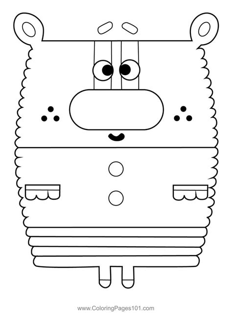 a cartoon monster with an angry look on it's face and eyes, outlined in ...