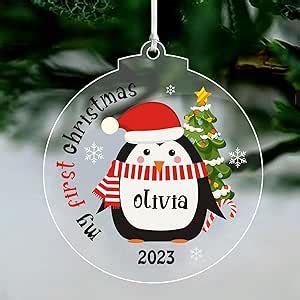 Personalised Babys First Christmas Bauble St Christmas Baubles