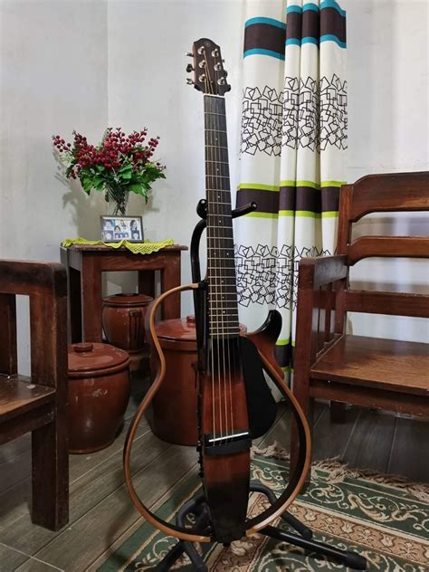 Yamaha silent guitar slg200s, Hobbies & Toys, Music & Media, Musical ...