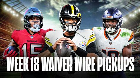 Fantasy Football Top Waiver Wire Pickups For Week