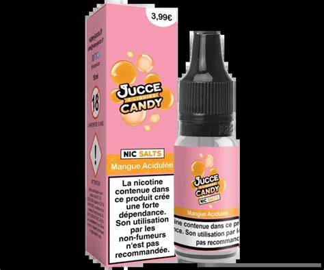 Mangue Acidulée E liquide 10ml Vape Jucce FR