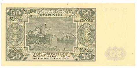 50 złotych 1948 seria EN PIĘKNE archiwum niemczyk pl