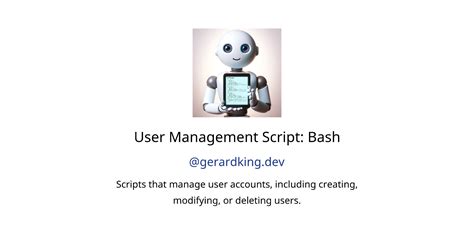 User Management Script Bash Gpts Features And Functions Examples And