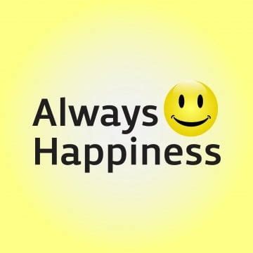 Happies Vector Design Images, Always Be Happy, Always Happy, Maple ...