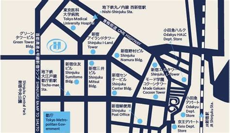 Shinjuku-Ku Hotel | Maps & Directions | Hilton Tokyo