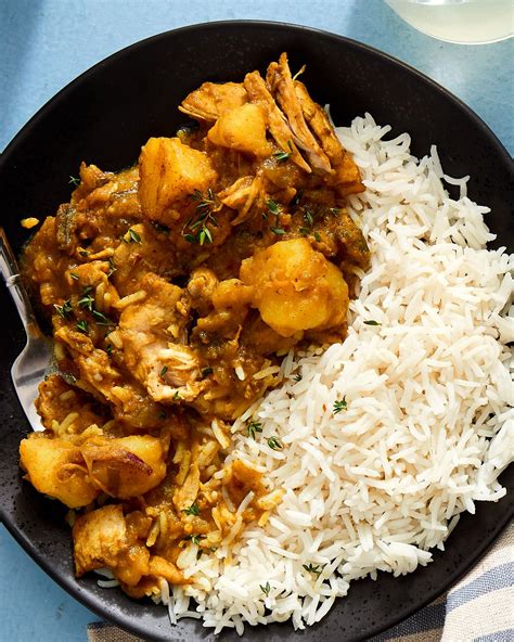 Jamaican Curry Chicken And Rice