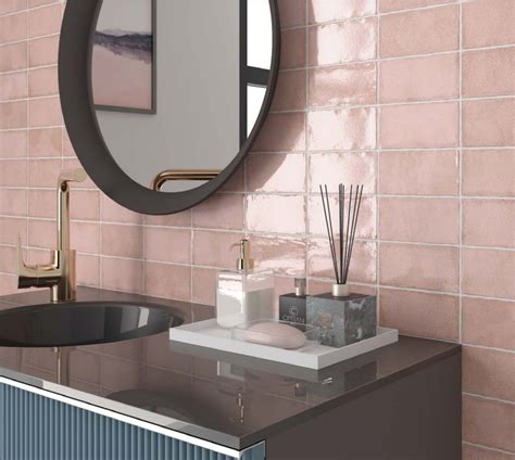 ALTEA Dusty Pink Subways 75150 100100 Tile Stone Gallery