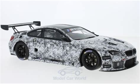 Modellino In Miniatura Bmw M6 1 18 Minichamps GT3 Presentation Spa 2015