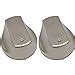 Yourspares Hot Ari Ix Control Switch Knobs For Hotpoint Oven Cooker Hob Inox Pack Of