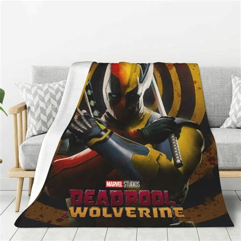 Deadpool And Wolverine Blanket Throw Soft Cozy Plush Fleece Blanket For ... 