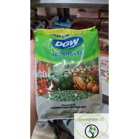 Jual Pupuk NPK DGW 16 16 16 TE 1 Kg Kota Medan GreenFarm ID