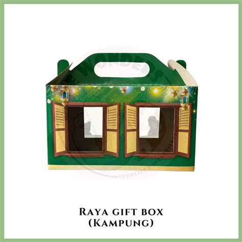 Raya Decorative Box/ Raya Cake Boxes/ Selamat Hari Raya 2022/ Festive